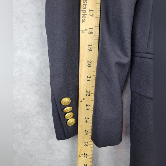 Jos A Bank Blazer Mens 40L Wool Navy Blue Suit Jacket Sport Coat‎ - Picture 15 of 16
